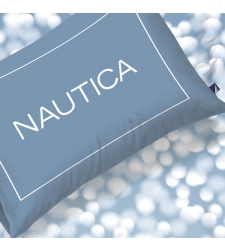 סט מצעים 100% כותנה סאטן למיטה יחיד nautica כחול 90/200
