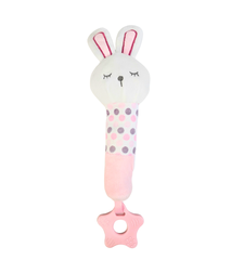 בובת רעשן - צבע ורוד