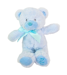 בובת דובי פרוותית צבע תכלת