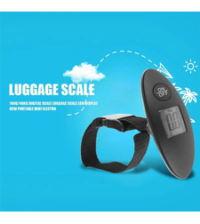 משקל דיגיטלי לשקילת מזוודות עד 40 ק