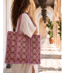 תיק TOTE מורוקן רויאל · Moroccan Royal