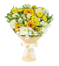 Bouquet of  Yellow Gerbera and Daisies  #112