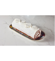 Cream roulade stripe cake | Halavi - Badatz
