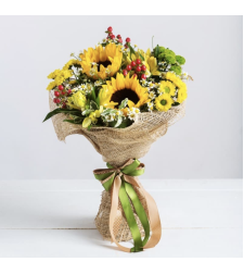 Bouquet of sunflowers, chamomile and chrysanthemums #14