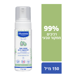 MUSTELA / מוסטלה - שמפו קצף לתינוקות רכים (150 מ''ל)
