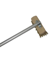 Brass Brush For Pizza Oven מברשת לטאבון
