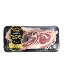 צלעות טלה חלק פרימיום פרוס במגש - 6 י