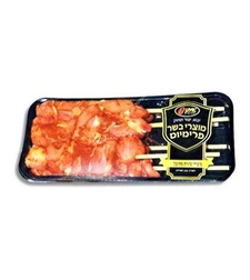 שיפודי פרגית מתובלים קפוא 5 שיפודים -