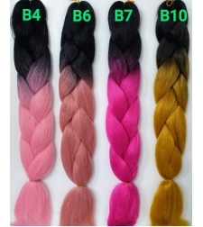 Synthetic hair braids