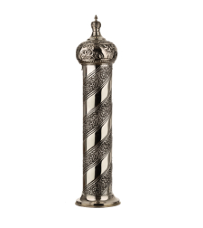 Silver Plated Megillah Scroll Case For 20/24 Cm