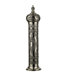 Silver Plated Megillah Scroll Case For 38 Cm