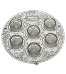 Glass Passover Plate 35 Cm - Ornaments