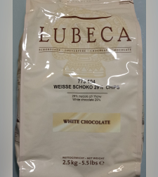 שוקולד לבן 2.5 קילו LUBECA