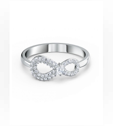 Silver SWAROVSKI infinity ring