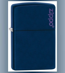 ZIPPO כחול מאט