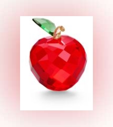 Crystal apple from SWAROVSKI