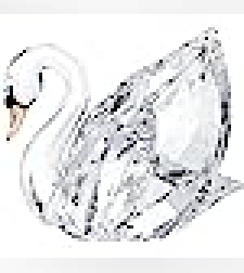 Medium Swarovski Swan - SWAN, MEDIUM