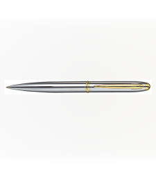 Classic chrome clip gold ballpoint pen - X-PEN