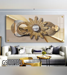 תמונה מעוצבת תלת מימד למשרד או לסלון מודפסת על זכוכית דגם G5307325