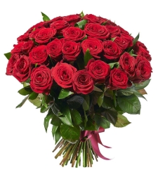 Bouquet of 55 red roses #10