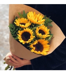 Small sunflower bouquet  #103