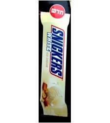 חטיף גלידה-  סניקרס לבן