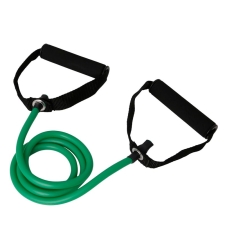 toning tube with handle 1.2 meter green