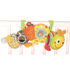 צעצוע לעגלה - Bizzy Bussy Stroller Fun Caterpillar ביבה טויס Biba Toys