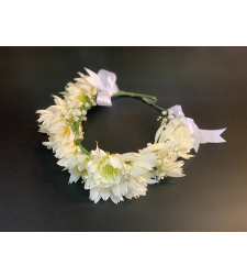 White Chrysanthemum Flower Crown