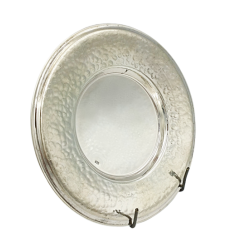 A plate for kiddush cup S hammer pure silver