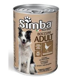 סימבה שימור לכלב 415 גרם נתחי בשר ציד
