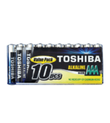 סוללות Toshiba AAA (10 יחידות)