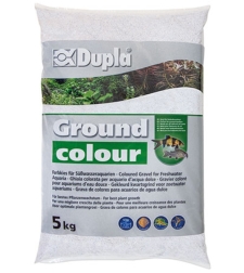 Dupla Ground colour Snow White 5kg | חצץ בצבע לבן אפרפר