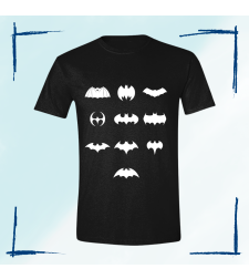 חולצת באטמן - אבולוציית הלוגו