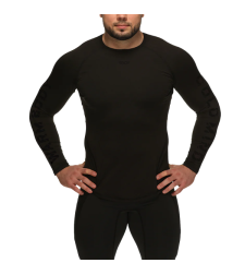 חולצת קומפרשן ארוכה שחורה WBCM