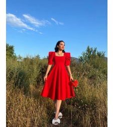 שמלת זיווה אדומה