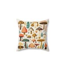 FungiVibe Mushroom Decorative Pillow - Cozy, Unique Home Decor - FungiFly