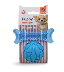 צעצוע לעיסה לכלב קטן/גור משולב כדור מבית FOFOS