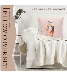 LOVELA Pillow cover & filler | Dance lovers design