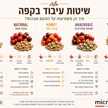 שיטות עיבוד בקפה