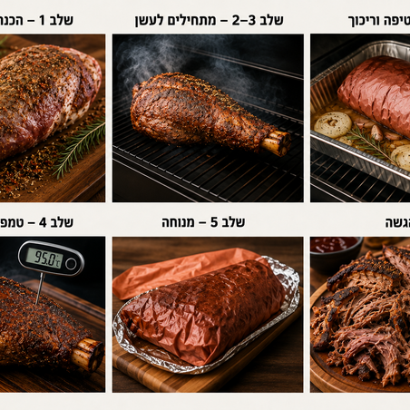 שוק טלה במעשנה – רכה, עסיסית ומלאת טעמי עשן