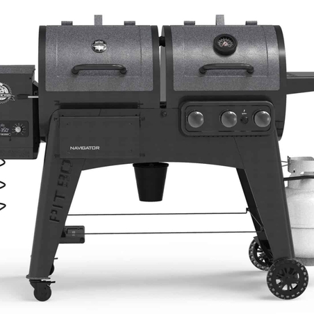 🔥 NAVIGATOR COMBO 1230 – השילוב המושלם בין מעשנת פלט לגריל גז 🍖