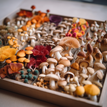 The Rainbow of Mushrooms: Exploring Colored Varieties