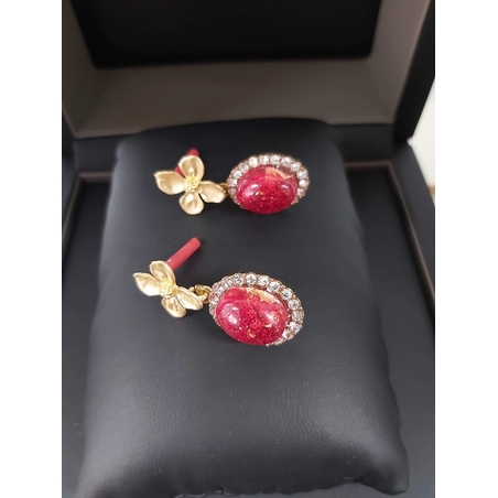 עגיל פרח קריסמס