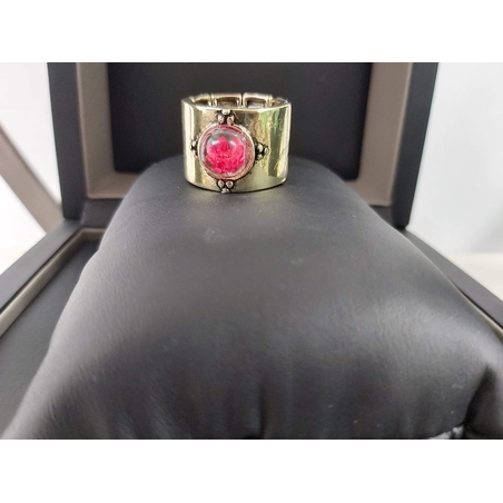 טבעת פרח אדום