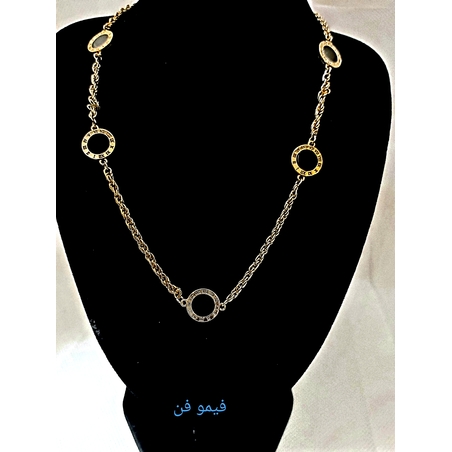 שרשרת אסמונים שחורה קצרה