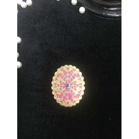 סיכת פימו מעוצבת-ורודה