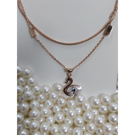 שרשרת ברווז swarovski