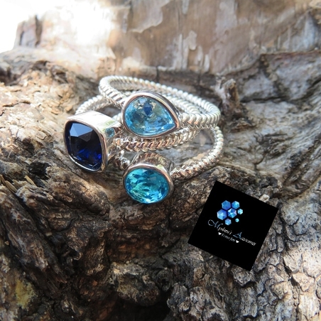 3 טבעות כסף 925