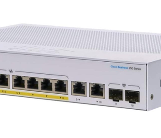 Cisco Business 8-Port Gigabit PoE CBS250-8P-E-2G-EU